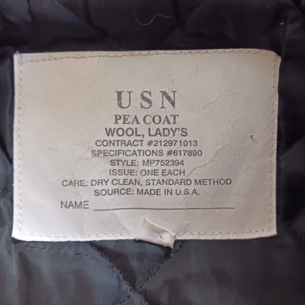 Vintage US Navy Women's Peacoat - Picture 12 of 13